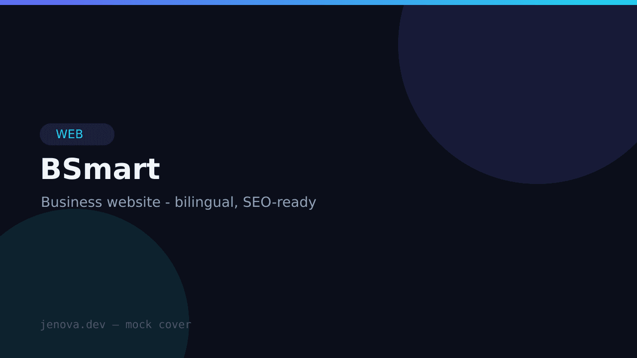 BSmart — Local Business Website
